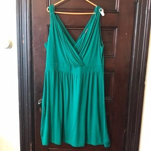Plus Size Surplice Dress